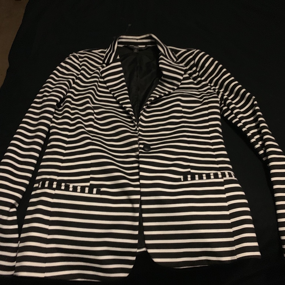 Striped blazer
